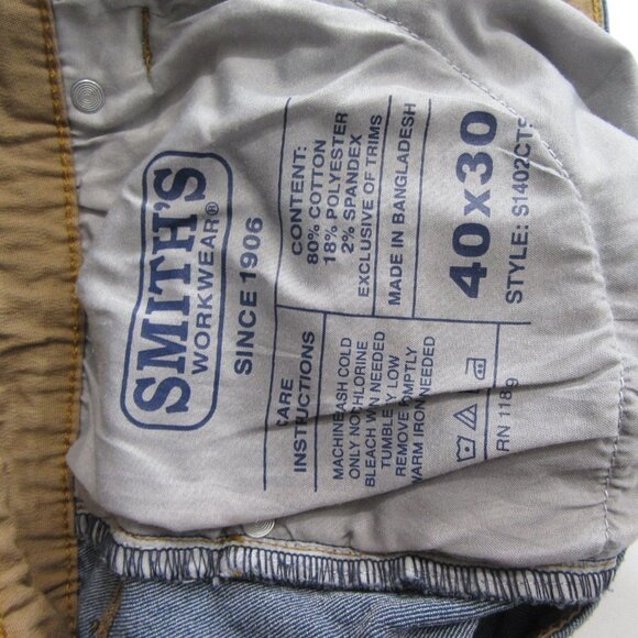 Smith’s Workwear jeans, size 40 X 30 - Picture 9 of 11